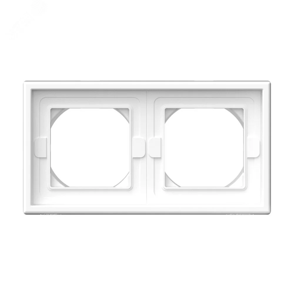 Рамка 2-м ArtGallery IP44 бел. SE GAL440102
