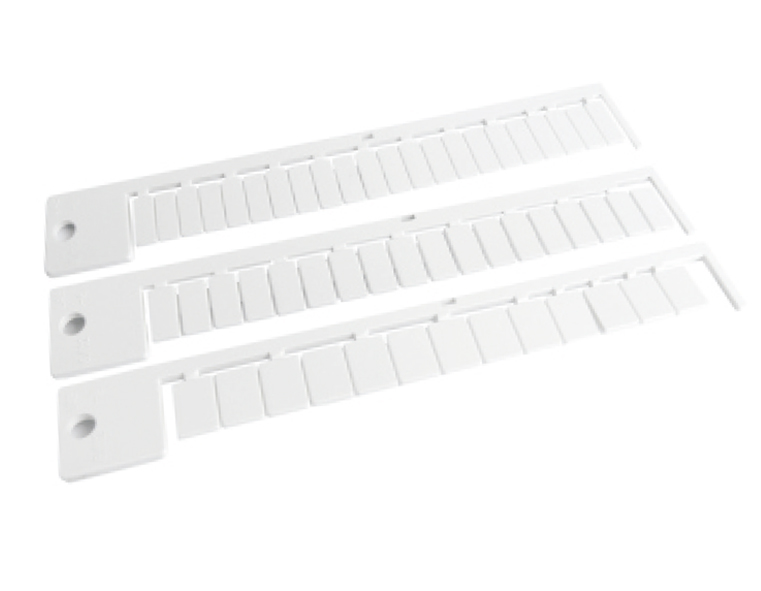 Маркировочные шильдики UAB 5/12-5 - Маркировочне шильдики (кассета с шильдиками), чистая, цвет: белый