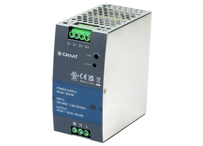 Источник питания 48 V DC/5 A, 924110 - Источник питания, однофазный, 48VDC / 5A, 240 W; диапазон входн. напр.: 90 - 264VAC / 127 - 370VDC; габариты (мм): 127х125х63, монтаж: на DIN рейку