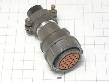 Розетка 2РМДТ27КПН19Г5В1В "5"