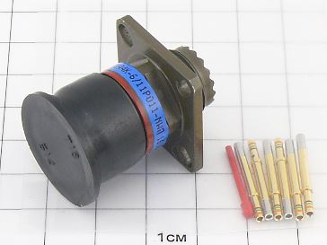 Розетка СНЦ144К-6/11РО11-NWП ОТК