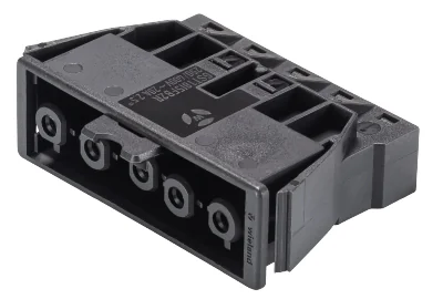 Разъем GESIS GST18i5F B2 R V SW - Розеточный разъем в панель, 5 полюсов, пружинная фиксация, толщина панели 0,5-1,5 мм номинальное напряжение: 250/400V, номинальный ток: 20A, цвет: черный, серия gesis GST18i5