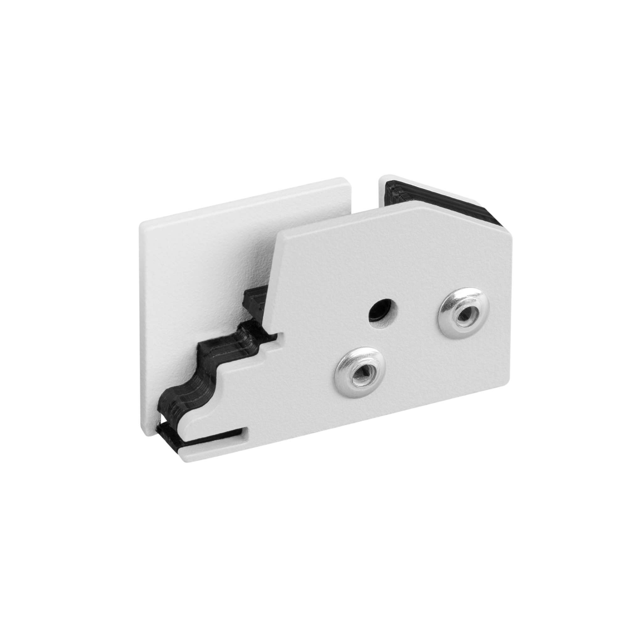 Заглушка STRETCH-20-WALL-D-SIDE WHITE правая 047317 - правая глухая торцевая заглушка для профиля STRETCH-20-WALL-D-SIDE.  Материал композитный: сталь и ПНД, цвет белый. Размеры 42x7.5x26 мм. Цена за 1 шт.