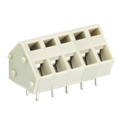 Клемма Wiecon 8191FK / 5 OB - Клеммник x5  шаг 5.0 мм 300V 16A без бок. крышки