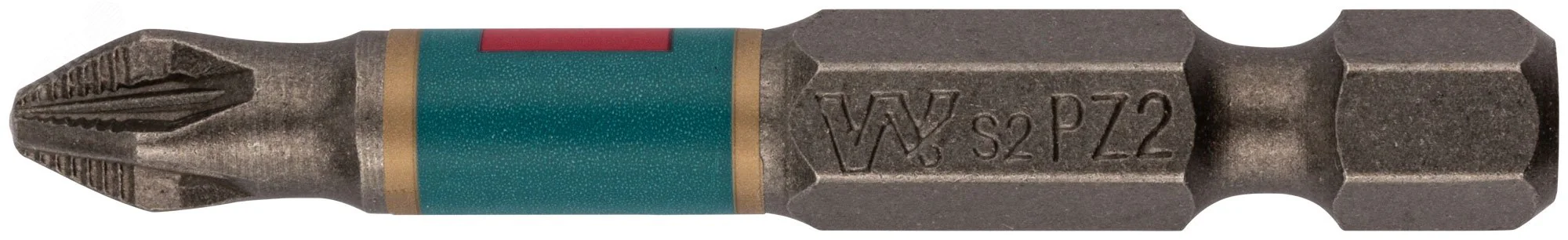 Биты 10 шт, сталь S2, с насечкой,""Профи""PZ 2 х 50 мм 57597