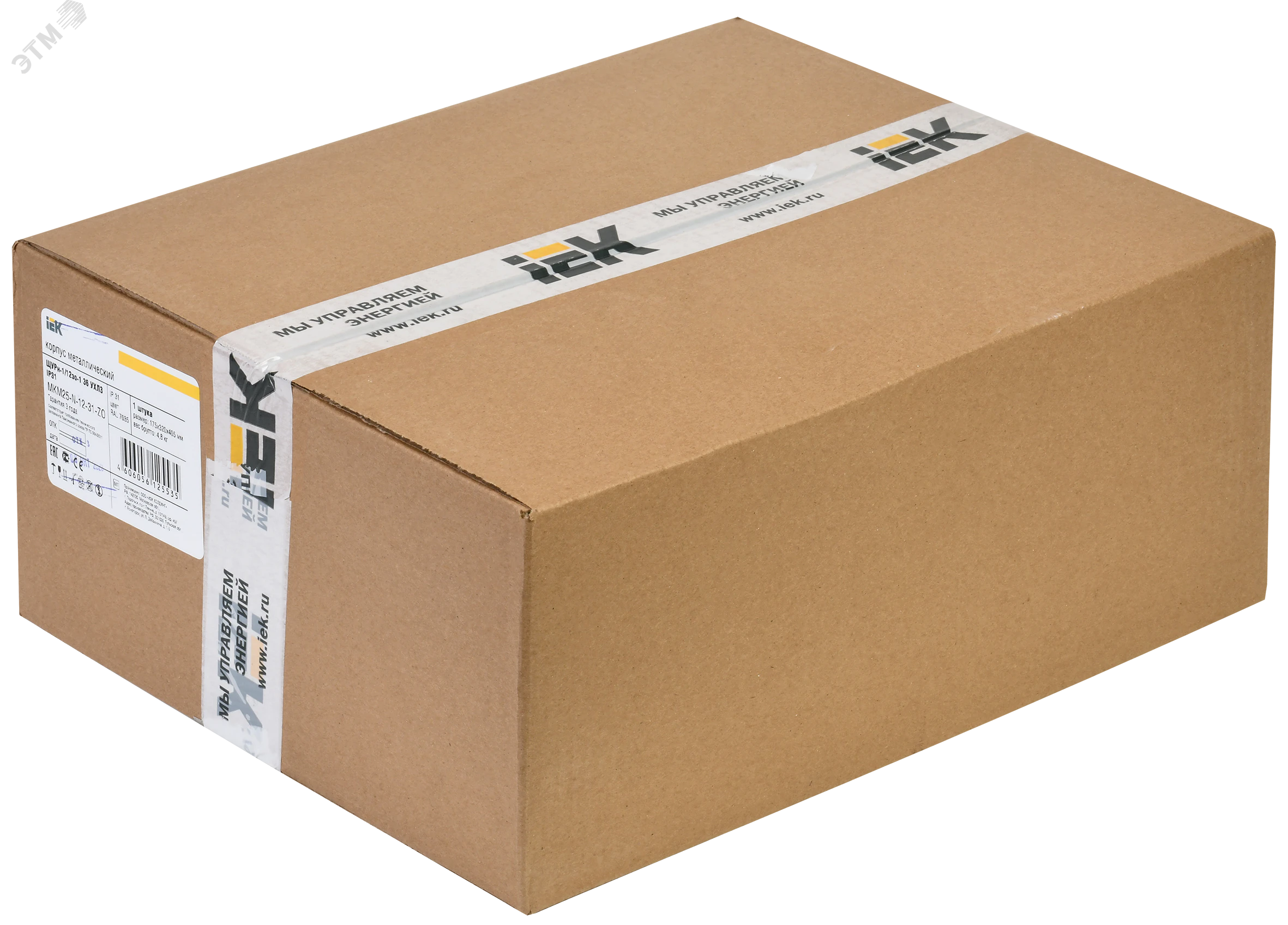Корпус металлический ЩУРн-1/12 (395х310х165мм) IP31 TITAN MKM25-N-12-31-ZO
