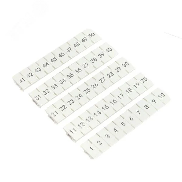 Маркировка для клемм 2.5 UT 1-50 (100 шт)