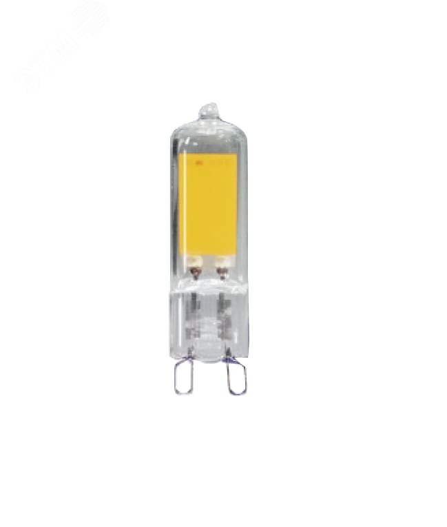 Лампа светодиодная LED 3w G9 240Лм теплый COB-диод 220В Jazzway 5015326