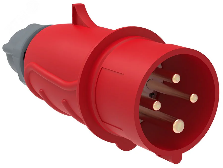 Вилка эл. каб. 16А 3P+PE 380В IP44 MAGNUM ССИ-014 PSN02-016-4