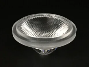 AYS35D25G - Линза для светодиода XML/5050, эфф=90%, ~25°,  D=35mm  H:16,35mm, PMMA