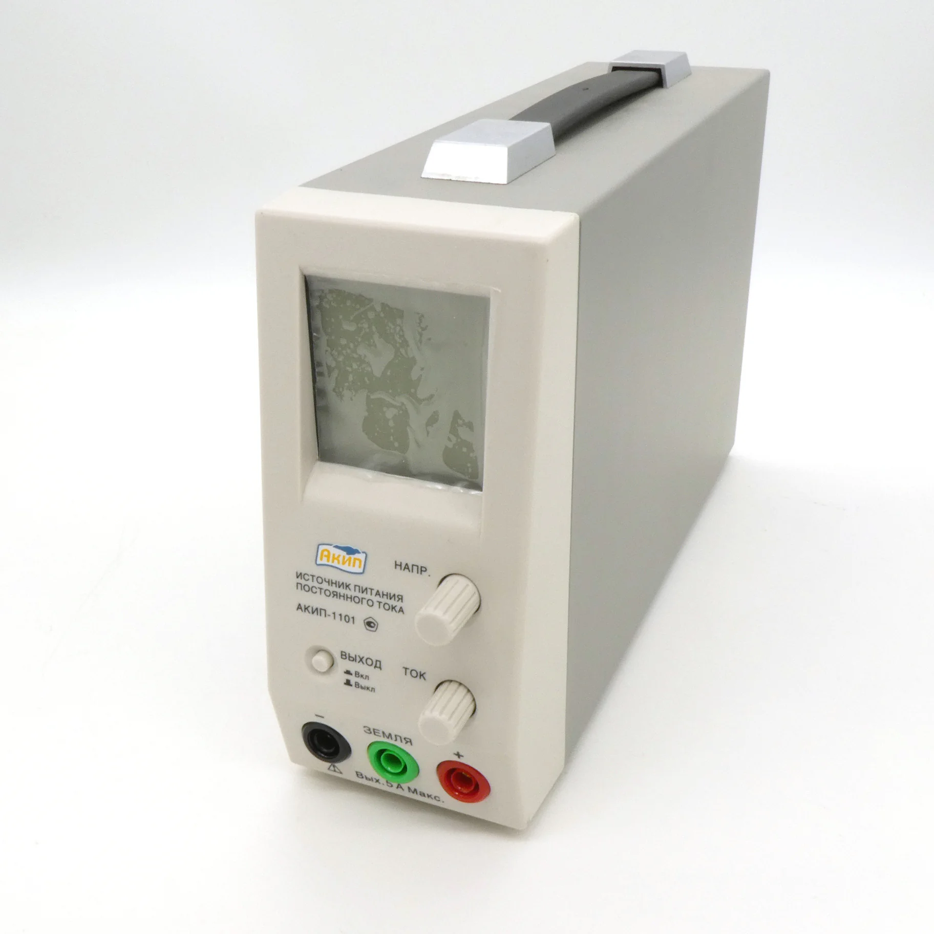 Источник питания АКИП-1101 - Источник питания, 0-20V-5A, 2xLCD