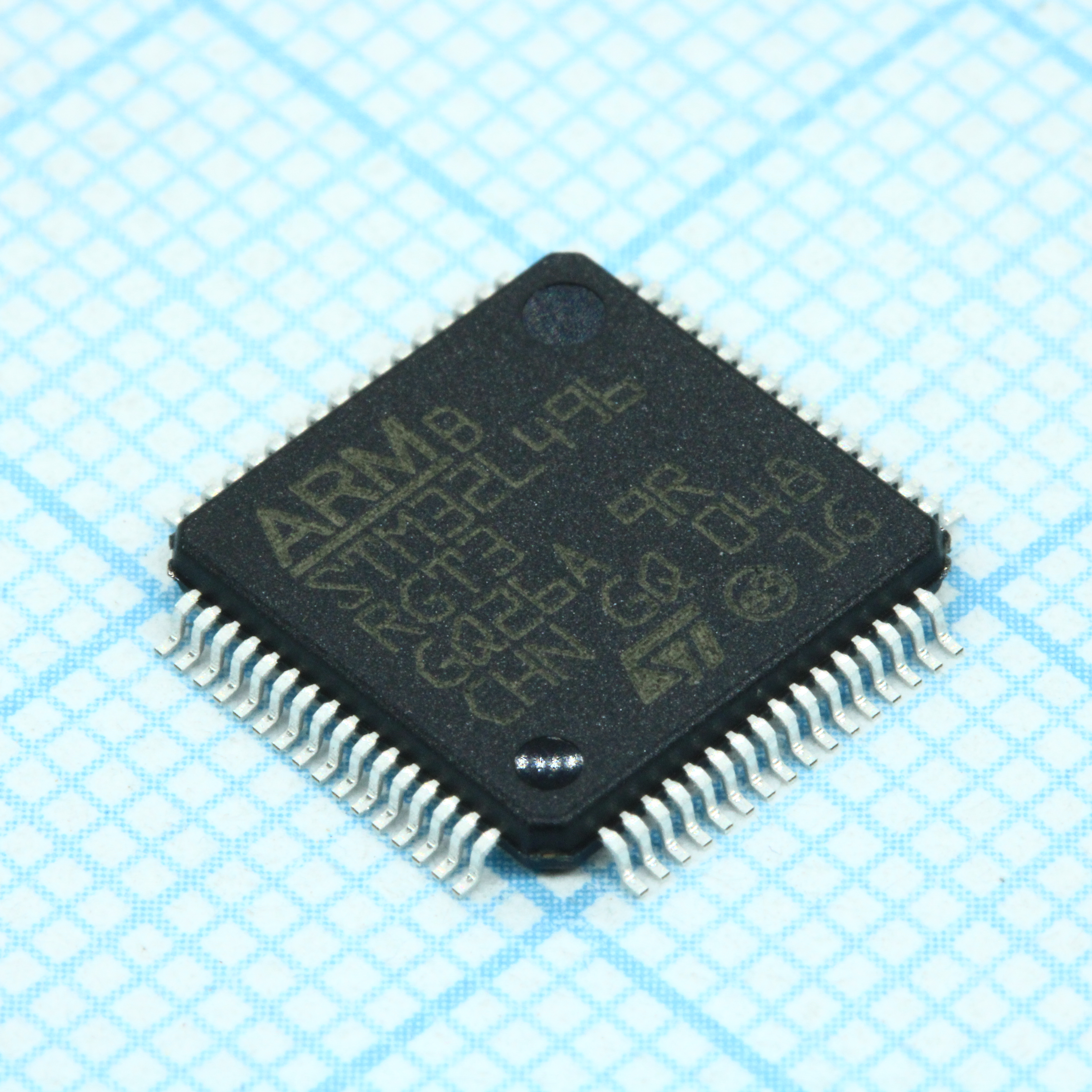 STM32L496RGT3 - Микроконтроллер STM 32-бит ядро ARM Cortex M4 RISC 1МБ Флэш-память электропитание 3.3В 64-Pin LQFP лоток