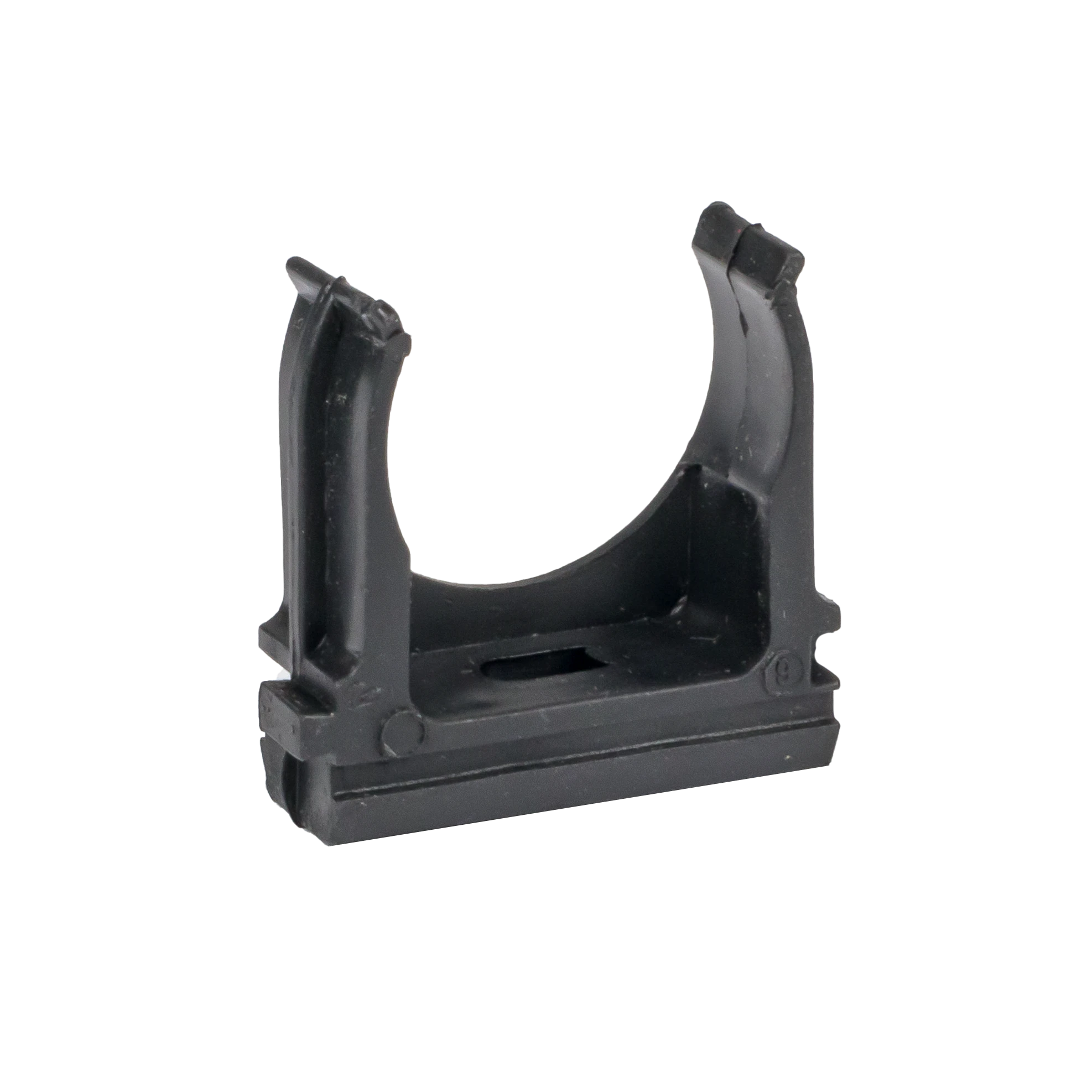 Держатель для труб (клипса) d32мм черн. (уп.50шт) Plast derj-z-32-black