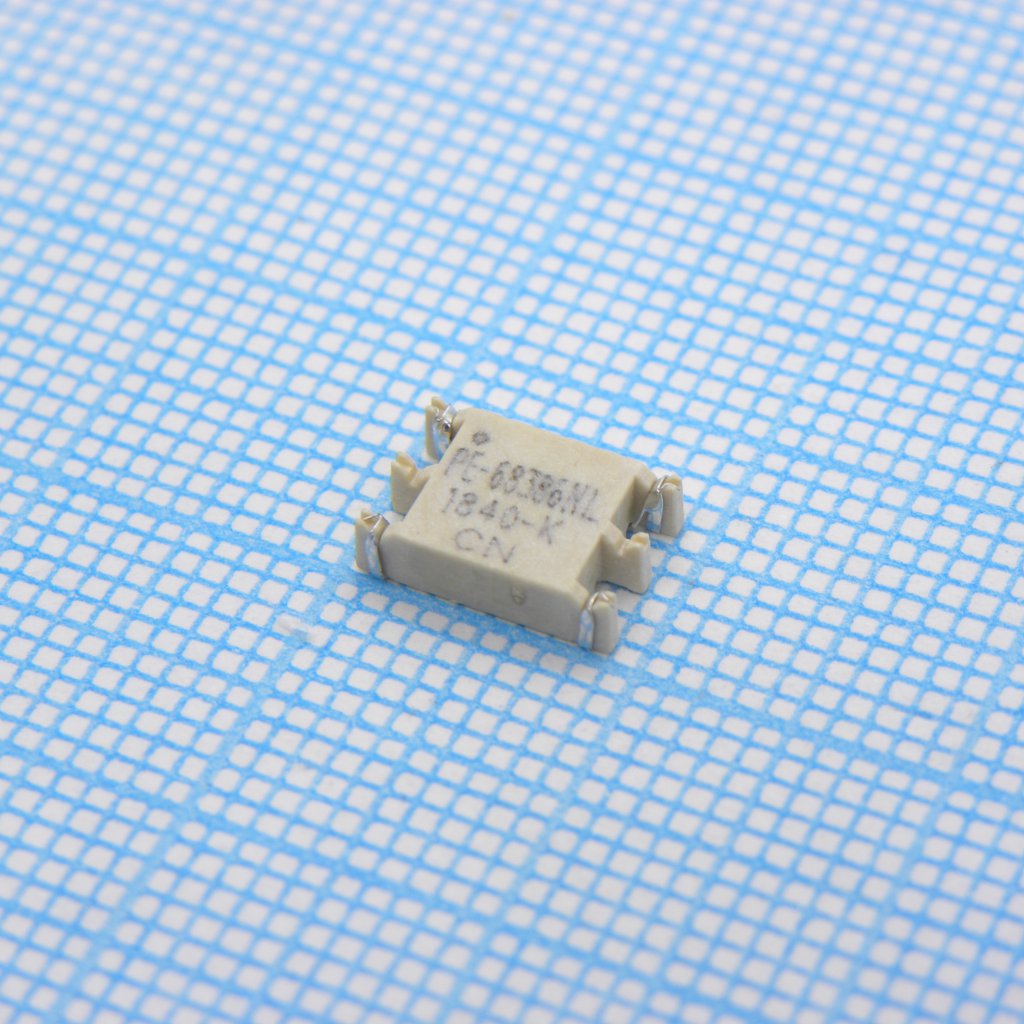 PE-68386NL - Трансформатор импульсный 1:1 изоляция 1500В  0.6Ом первичная обмотка 0.6Ом вторичная обмотка 6 выводов для поверхностного монтажа автомобильного применения