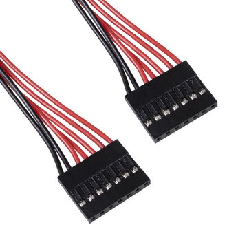 BLS-7 *2 AWG26 0.3M - Межплатный кабель питания на разъемах BLS-7 с двух сторон, с проводом AWG26, длина 0.3 м