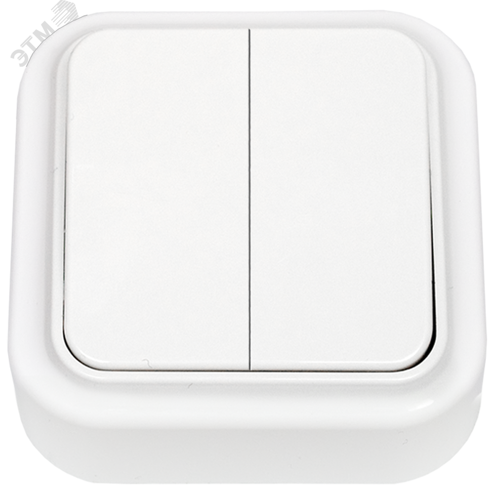 Беларусь Выключатель двухклавишный наружный Выключатель А5 6-134