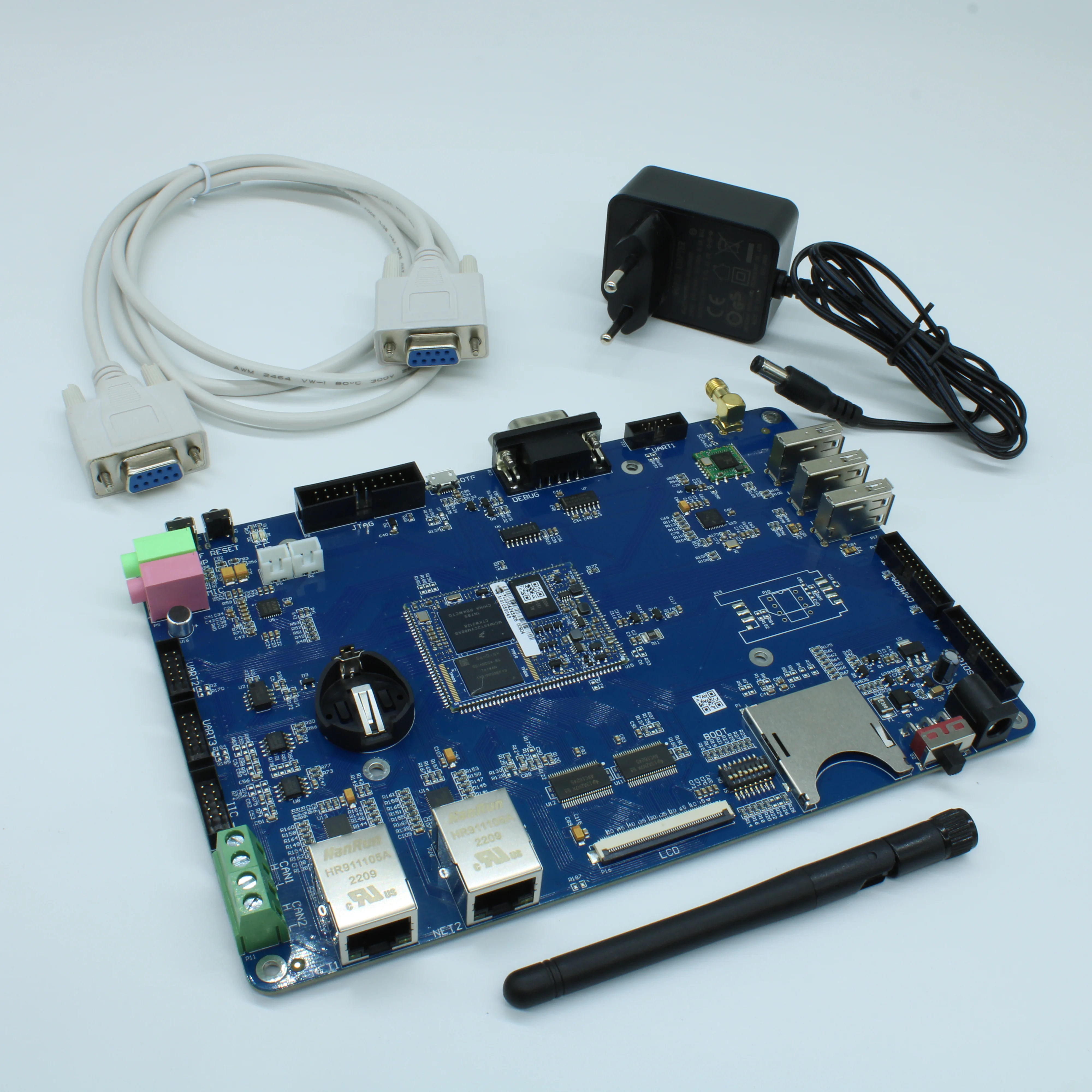 OKMX6ULL-S - Отладочный комплект для модуля FETMX6ULL-S 4GB eMMC, 512MB DDR3