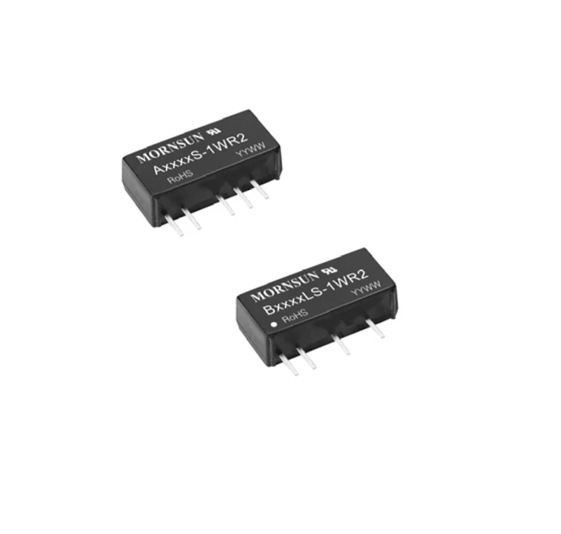 B0512S-2WR2 - DC/DC преобразователь на печатную плату, 2Вт, вход 4.5-5.5В, выход 12В/167мА