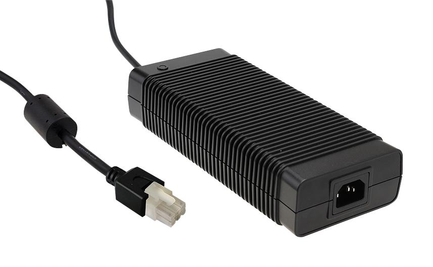 GST280A48-C6P - AC-DC, 280.32Вт, вход 85...264B AC 47...63 Гц, 127...370B DC, выход 48B/5.84A, изоляция 3000В AC, 220x95x46мм, -30...+70°С, сетевой разъём IEC320-C14, выходной разъем C6P