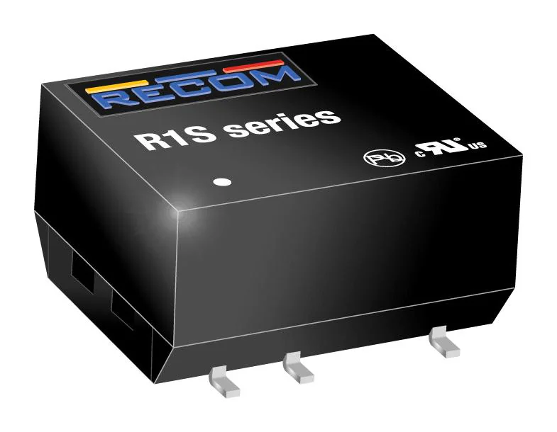 R1S-0505/HP - Преобразователь DC/DC на печатную плату 5В на входе 1-канальный 5В 0.2A 1Вт медицинского применения 5-Pin SMD туба
