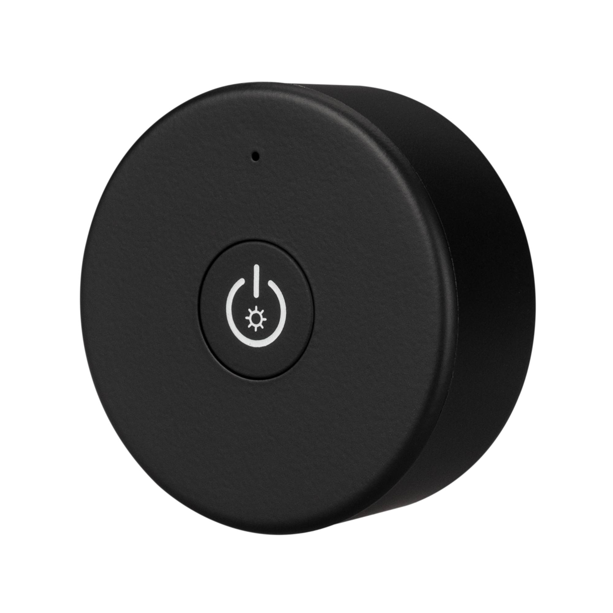 Панель Knob SMART-P87-DIM Black (3V, 1 зона, 2.4G) 028334 - Накладная кнопочная миниатюрная панель 2.4 ГГц, цвет чёрный. Материал - пластик. Для управления одноцветными источниками света (ШИМ), 1 зона управления. Питание/рабочее напряжение 3V от батареи C