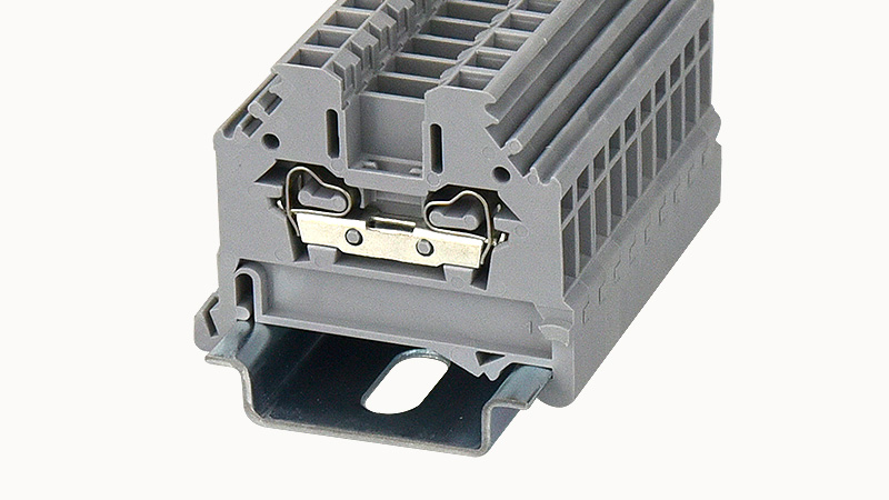 Проходная клемма WS2.5-SD-01P-11 - Проходная клемма, тип фиксации провода: пружинный, номинальное сечение: 2,5 мм кв., 24А, 800V, ширина: 5 мм, цвет: серый, тип монтажа: DIN35