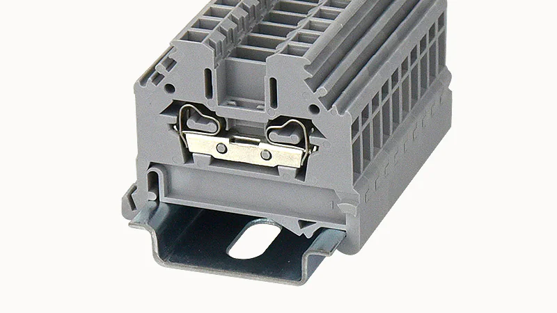 Проходная клемма WS2.5-SD-01P-11 - Проходная клемма, тип фиксации провода: пружинный, номинальное сечение: 2,5 мм кв., 24А, 800V, ширина: 5 мм, цвет: серый, тип монтажа: DIN35