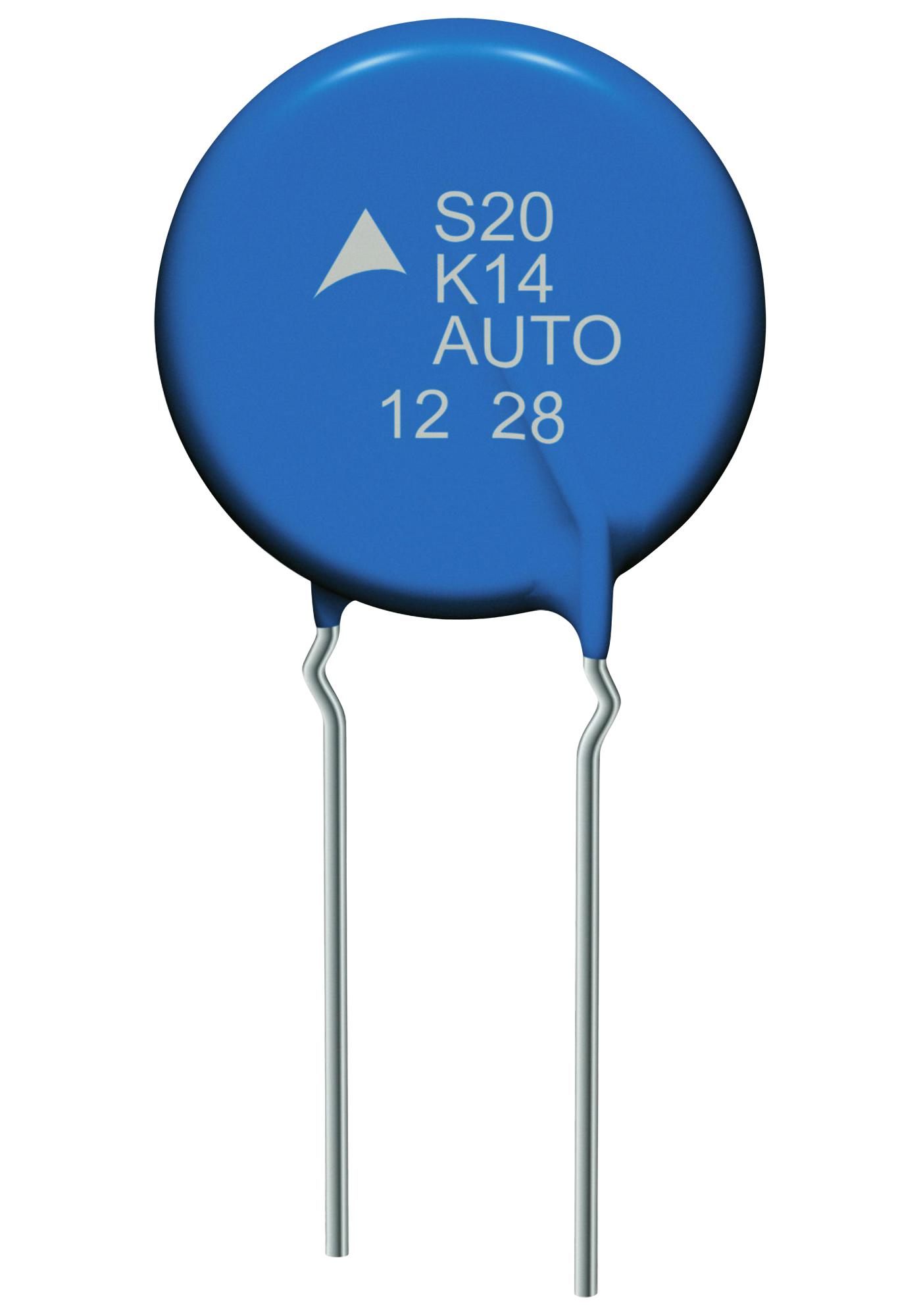 B72220S0441K101 - Варистор из оксида металла 440В переменного тока/585В постоянного тока 8000A 715В предел монтаж в отверстие радиальный автомобильного применения россыпь