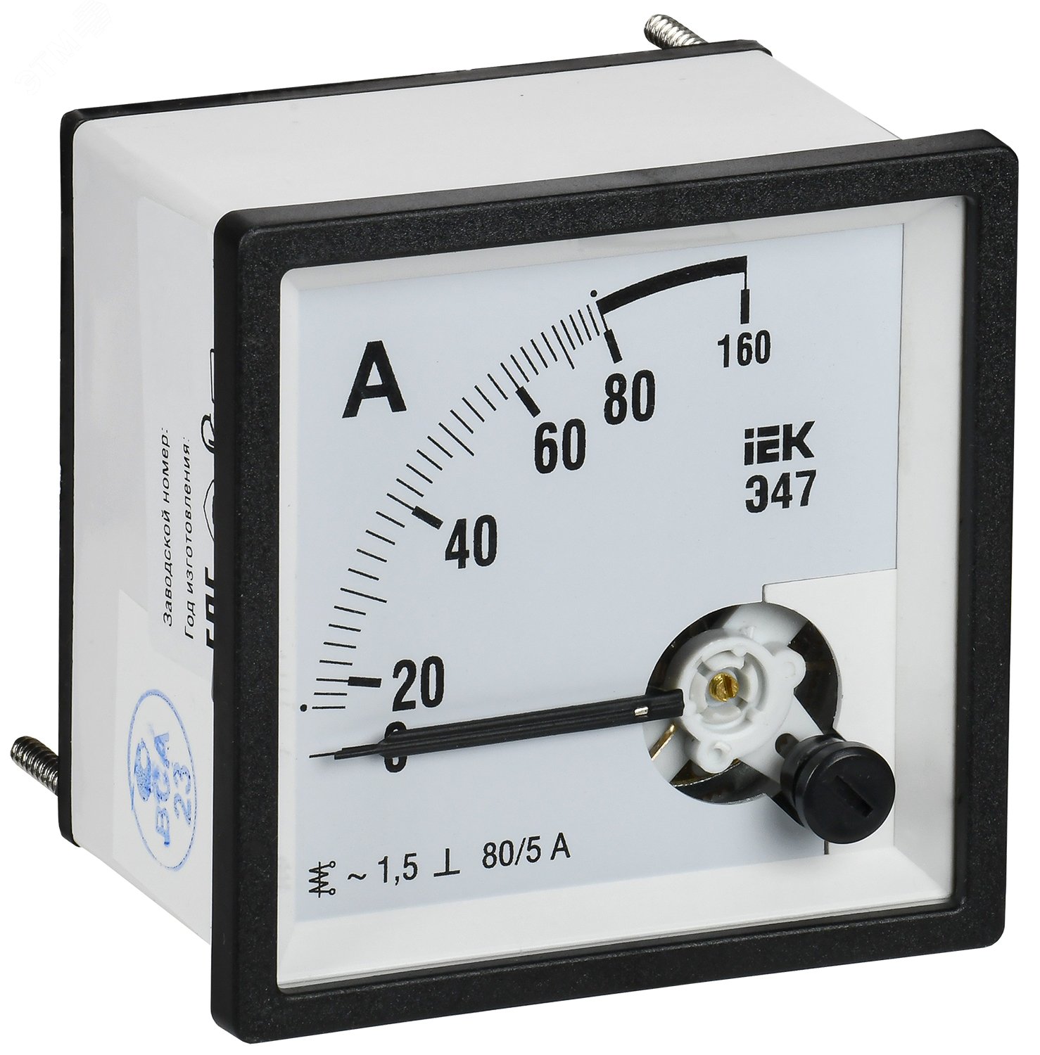 Амперметр Э47 40/5А кл. точн. 1,5 72х72мм IPA10-6-0040-E