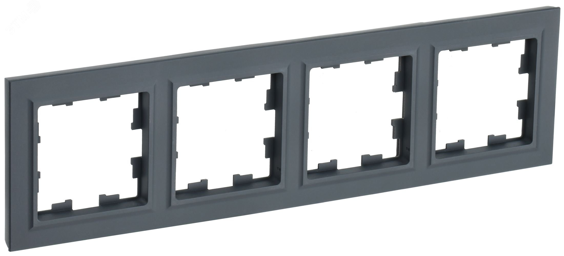 Рамка 4-м BRITE РУ-4-БрГ графит BR-M42-K53