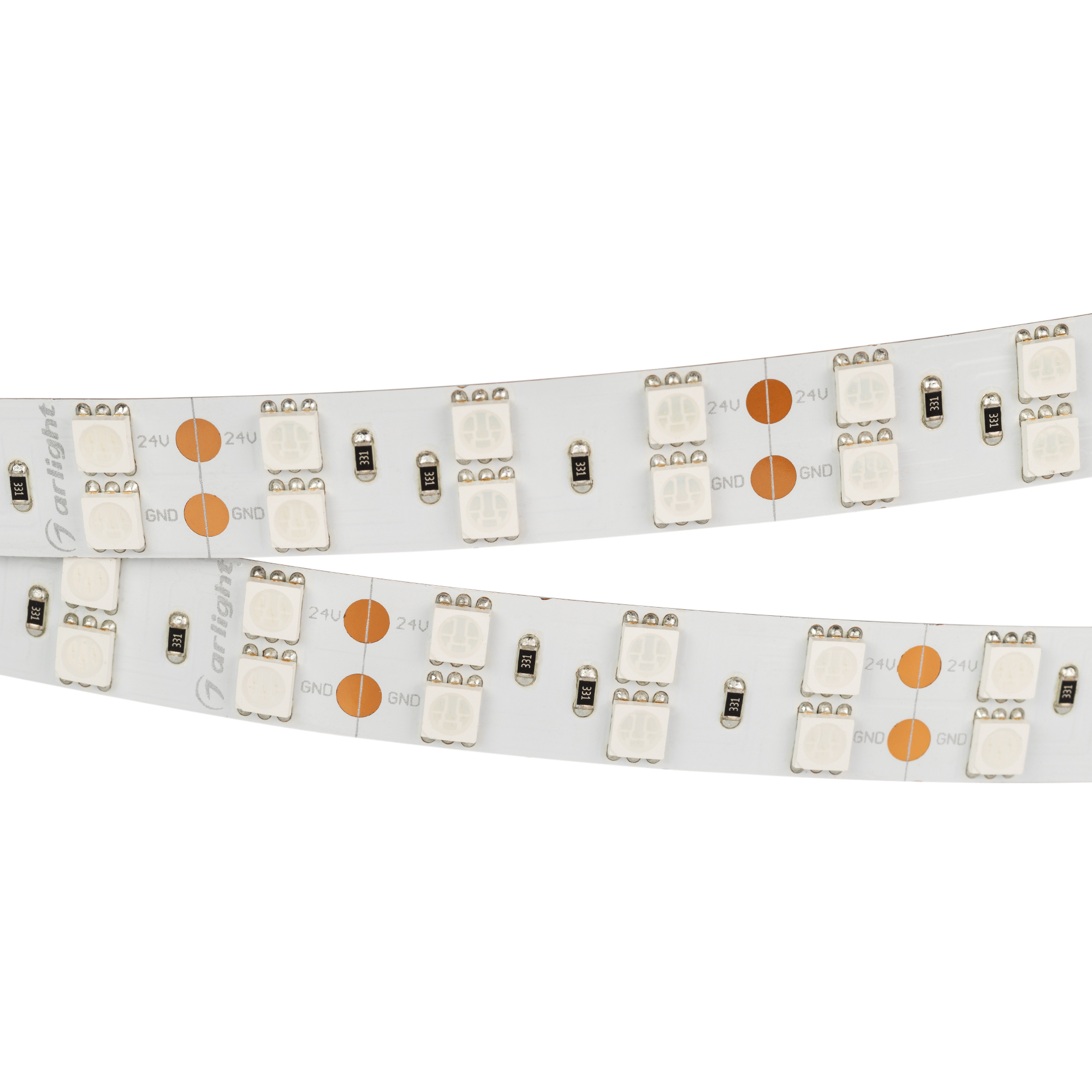 Лента RT 2-5000 24V Green 2x2 (5060, 600 LED, LUX) 011262 - Поставка под заказ от 1000 м. Гибкая лента LUX, 2 ряда светодиодов smd 5060, 120шт/м (600шт на 5м), белая плата 15мм, скотч 3М. Цвет ЗЕЛЁНЫЙ. Питание 24V, мощность 28.8 Вт/м (144 Вт на 5м), угол 