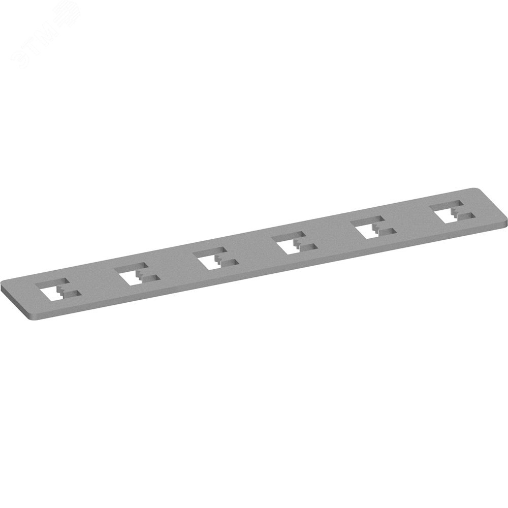 Соединитель прямой серебро для низковольтного встраиваемого шинопровода 41989