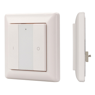 INTELLIGENT ARLIGHT Панель DALI-223-1G-DIM-IN (BUS) 025492 - Встраиваемая кнопочная белая пластиковая панель для работы по протоколу DALI. Функция диммирования 1 группы / широковещательная. Установка номера группы выполняется переключателями на корпусе. 2