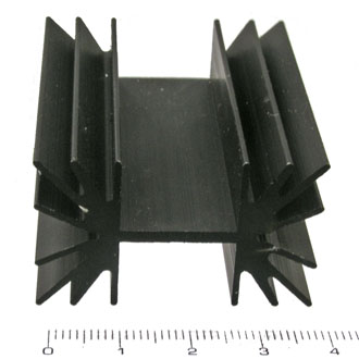 BLA028-50    (HS 211-50) - Охладитель 25*42*50, алюминий
