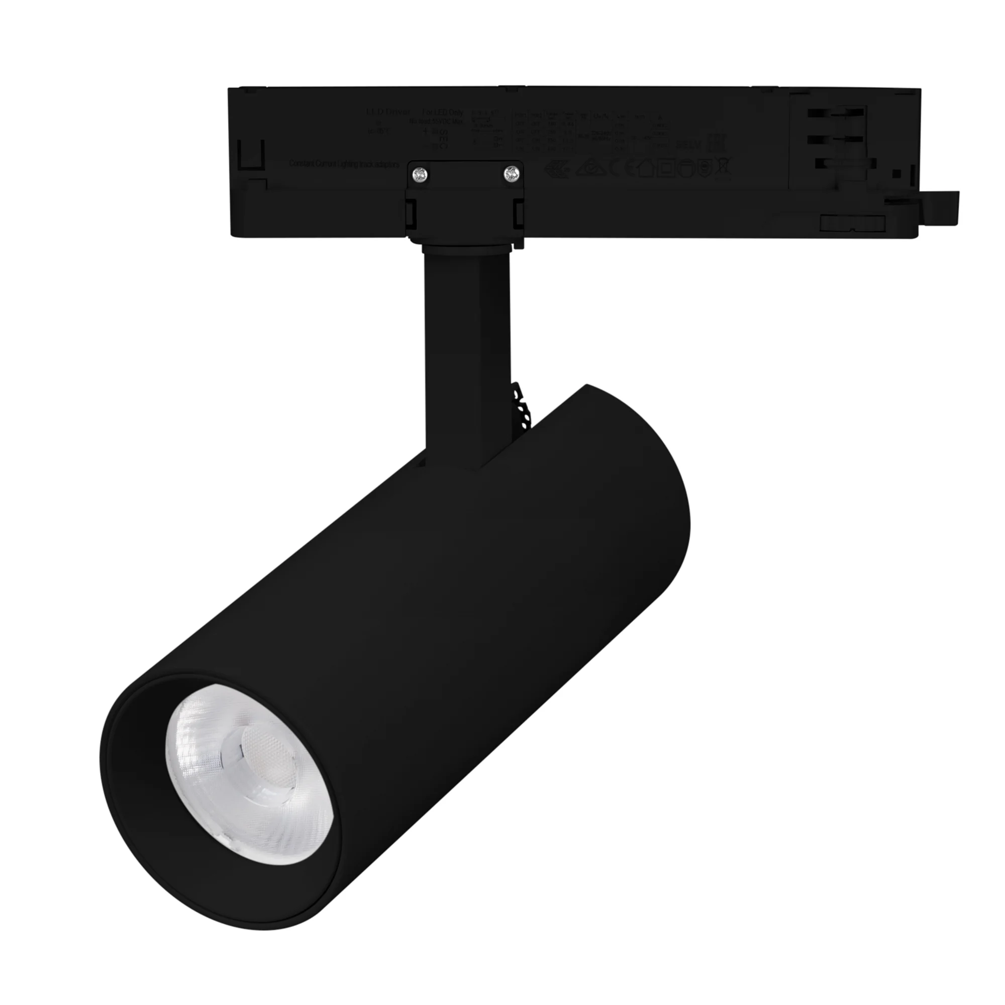 Светильник светодиодный трековый LGD-GERA-4TR-R74-20W Warm3000 (BK, 15 deg, 230 В) (ARL, IP20 металл, 5 лет)