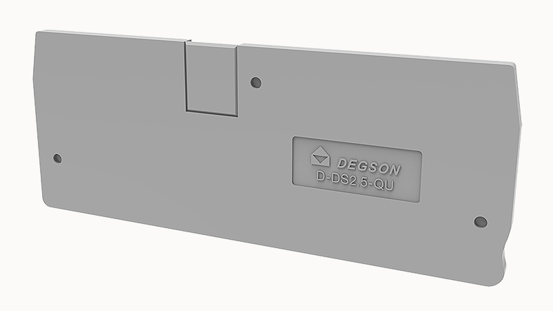 Торцевая крышка D-DS2.5-TW-01P-11 - Торцевая крышка, для клемм DS2.5-TW..., цвет: серый