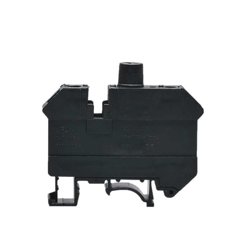 Предохранительная клемма JUT1-10RD/LA250-BK - Предохранительная клемма, LED250V, тип фиксации провода: винтовой, номинальное сечение: 10 мм кв., 800V, ширина: 10,2 мм, цвет: черный, тип монтажа: DIN35