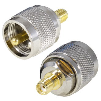 UHFM-SMAF - Разъем высокочастотный, переходник UHF шт - SMA гн