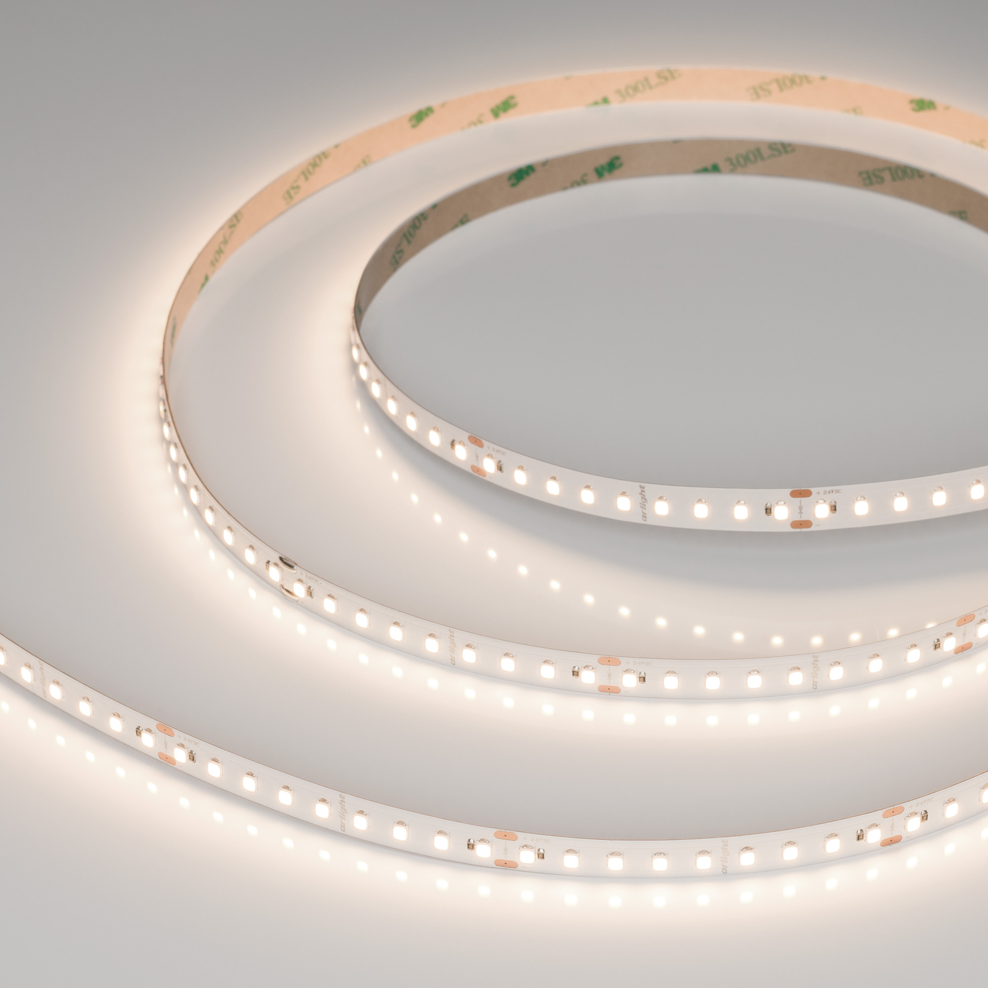 Лента UL-A126-10mm 24V Warm3500 (8 W/m, IP20, 5m) 044496 - Светодиодная лента UL-A126, открытая IP20. Светодиоды 2835, 126 шт/м (630 шт на 5 м), белая плата, ширина 10 мм, скотч 3M. Цвет ТЕПЛЫЙ 3500 K, цветопередача CRI>90, угол 120°. Питание 24 В, мощнос