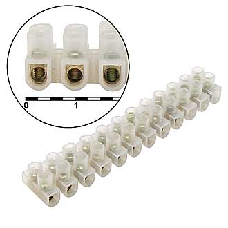 PA12-3A-4MM U-TYPE - Клеммная колодка PA12, 3A, 4 мм, U-Type