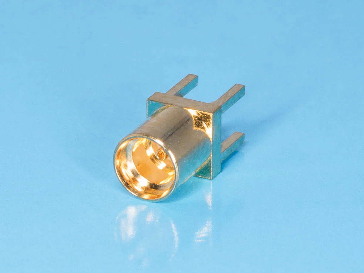 MMCX-J - Разъем MMCX гнездо на плату, Amphenol, MMCX6251N1-3GT30G-50