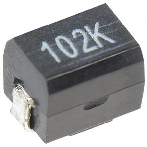 CM453232-102KL - ЧИП-индуктивность проволочная, на ферритовом сердечнике 1мГн 10% 252кГц 30-добротность 30мА 40Ом  1812 лента на катушке