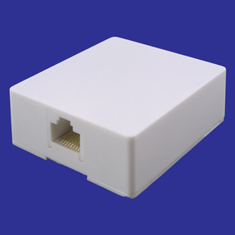TJC-8P8C - Разъем RJ TJC-8P8C, 1 гнездо
