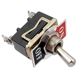 E-TEN 1021 ON-OFF - Тумблер ON-OFF (2c) 15А 250В, контакты под винт