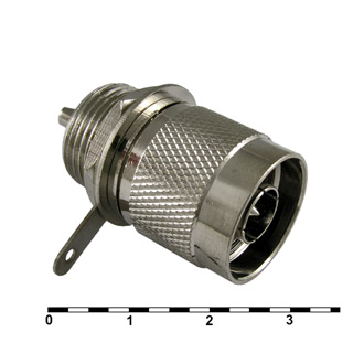 N-BP - Разъем высокочастотный, штекер N на корпус