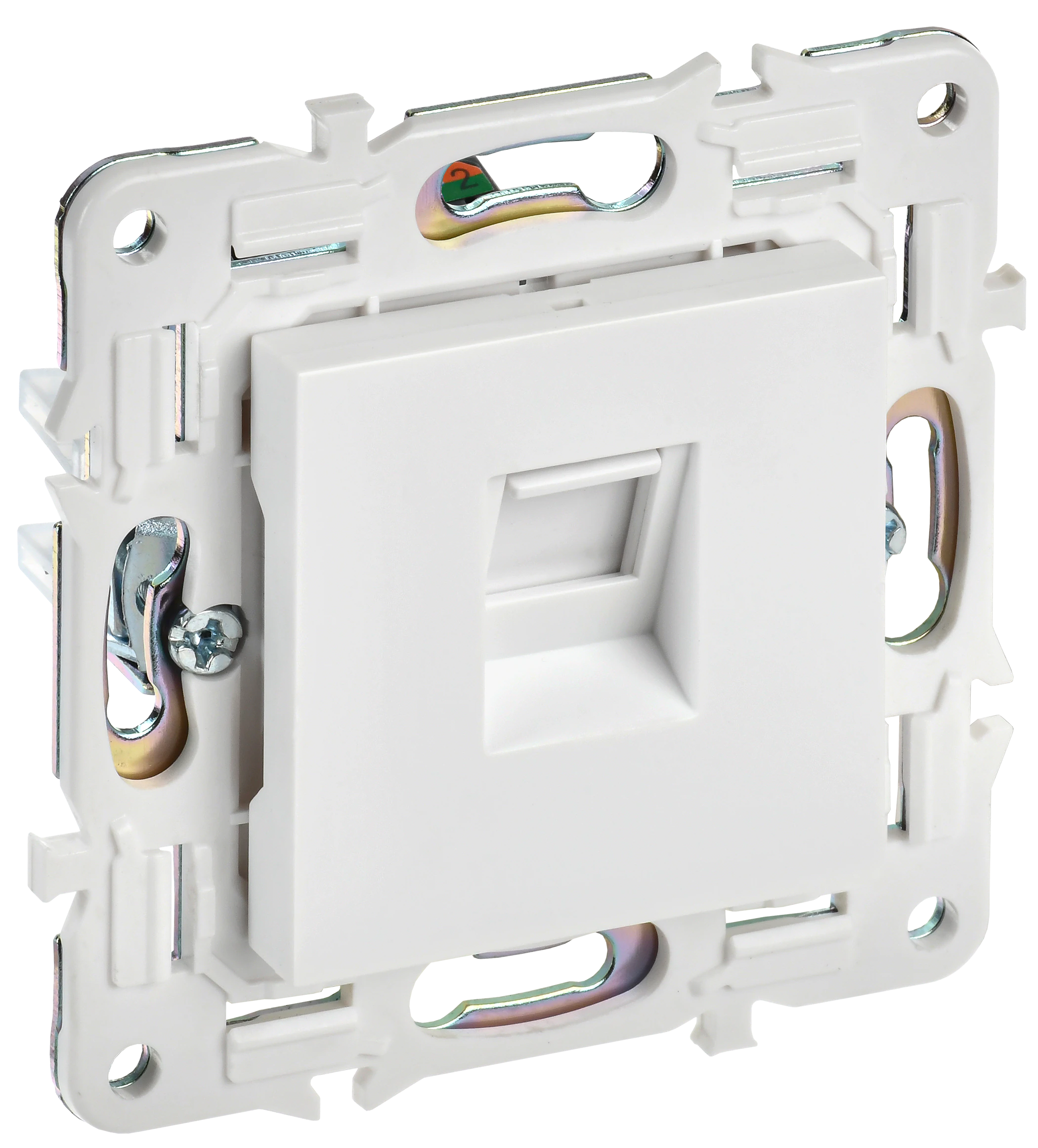 SKANDY Розетка компьютерная RJ45 кат.5E SK-K01W арктический белый IEK