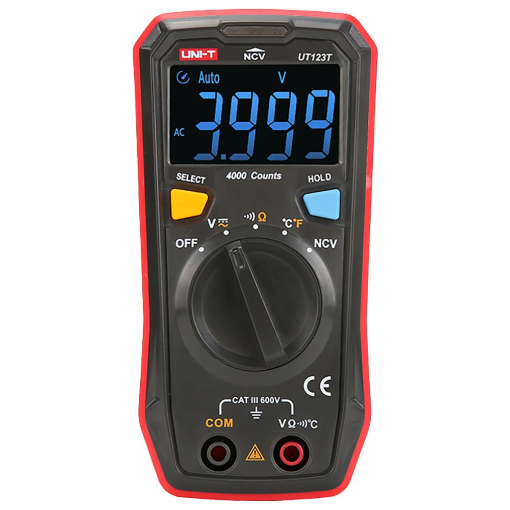 UT123T - Мультиметр цифровой компактный SMART, автоматический выбор