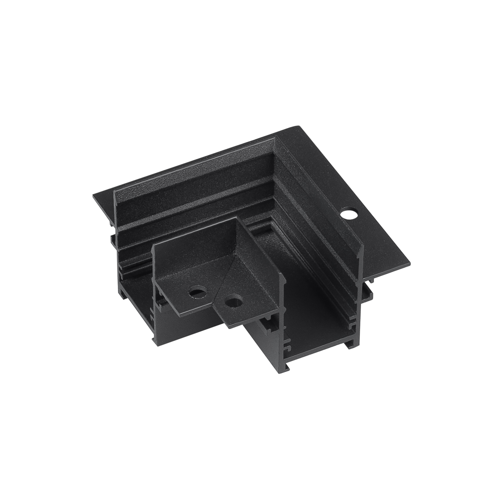 Коннектор угловой MAG-CON-MINI-2538-FDW-L90 (BK) 046820 - Угловой коннектор для встраиваемого трека MAG-TRACK-MINI-2538-FDW. Материал алюминий, цвет черный. Не содержит токоведущих дорожек. Размеры 62x62x49x38мм. Аксессуары для соединения с треком приобре