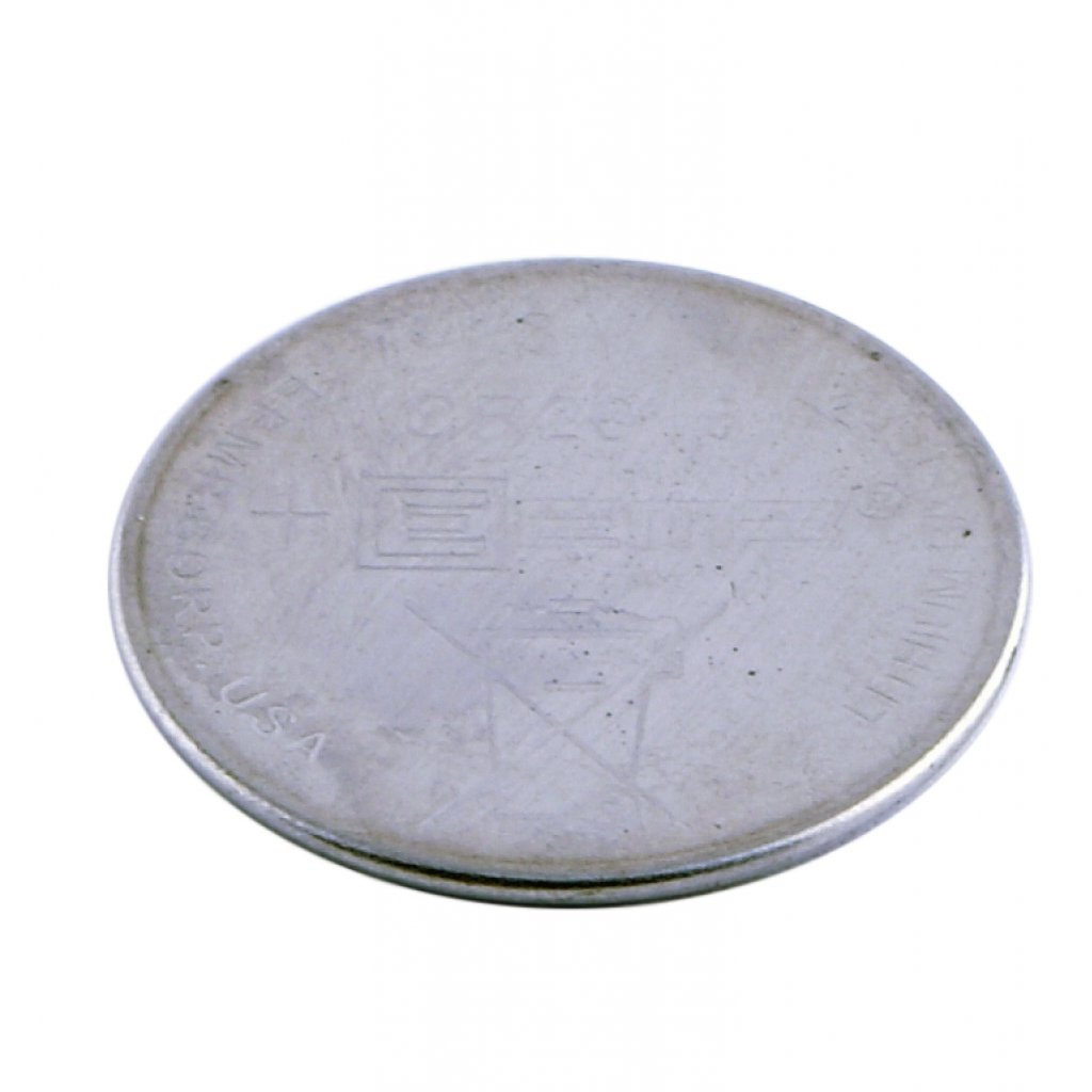 CR2016 - Li, MnO2 батарея типоразмера R20, 3В, 0.075Ач, стандартная форма, -20...60 °C