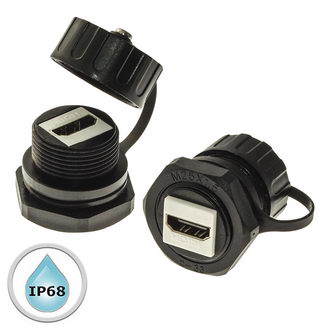 M25HDMIZ0-2.0 G - Разъём герметичный SZC M25HDMIZ0-2.0 G, 18 Гб/с